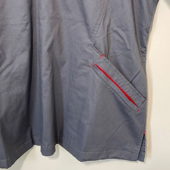 Bio Bring it On Medical Scrub Top.‎ Size XL Gray - Picture 2 of 9